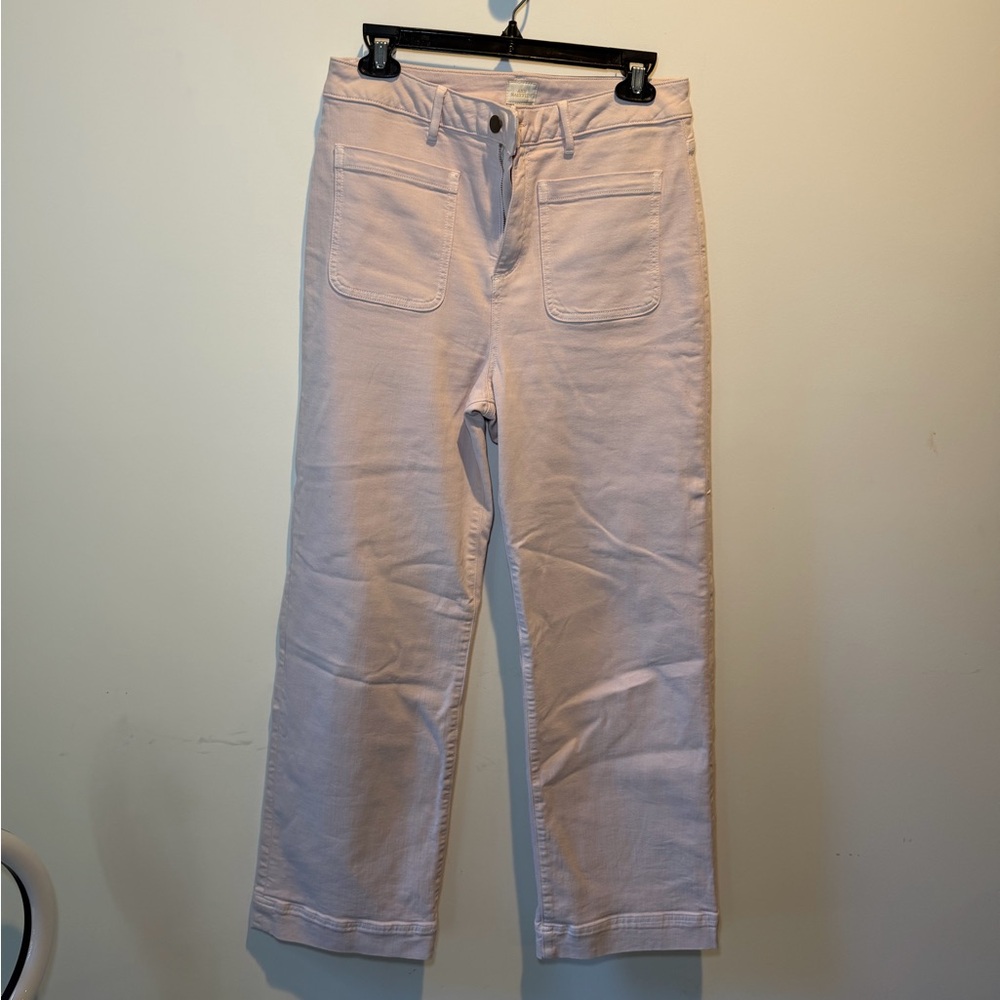 Women's High-Rise Straight Jeans - Light Pink